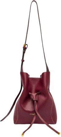 Gianni Chiarini Sienna Bucket Bag - Dames - Schoudertassen - Roze - ONE Size - Leer - Tassen