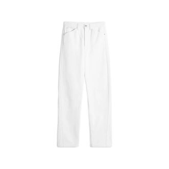 Christophe Lemaire Wide Jeans, female, White, Size: 2XS Milk Five Pockets Wide Jeans