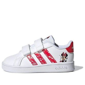 adidas (TD) adidas x Disney Minnie Mouse Grand Court Cloud White Ray Red GY8011