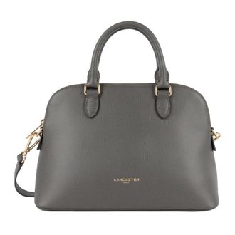 Lancaster Halve Maan Rits Tas Sierra Jia - Dames - Handtassen - Grijs - ONE Size - Leer - Tassen