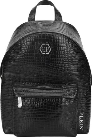 Plein Sport Backpack Cocco - Heren - Rugtassen - Zwart - ONE Size - Katoen - Fitness