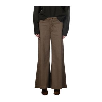 Mason's New York Palazzo - Trousers - Mujer - Marr&oacute;n - 2XS