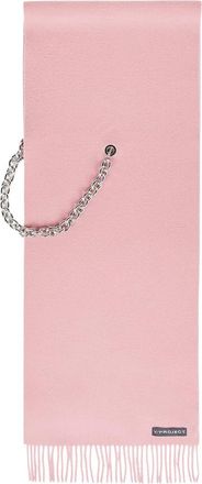 Y / Project Stijlvolle Ketting Sjaal - Dames - Sjaals - Roze - ONE Size - Wol - Accessoires