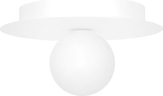 Kaja L&aacute;mpara De Techo Con Pantalla, Disco Blanco, &Oslash;25cm, Robin, 1xg9, 10w, K-5433 Kaja