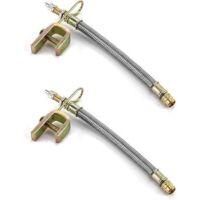 OEM Juego De 2 Extensiones De V&aacute;lvula Para Neum&aacute;ticos Zvd, Extensiones De V&aacute;lvula Para Neum&aacute;ticos De Cami&oacute;n, Autob&uacute;s Y Remolque, 18 Cm - Crezuo