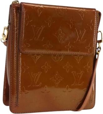 Louis Vuitton Pre-owned Accessory Pouch - Dames - Vintage Schoudertas - Bruin - ONE Size - Leer - Vintage