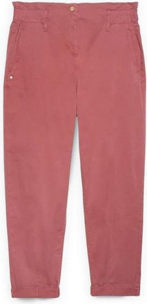 Fiorella Rubino Katoenen Ballonbroeken - Dames - Slim Fit Broeken - Roze - 5XL - Katoen - Broeken