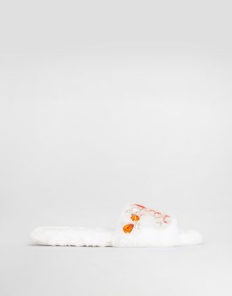 Dolce & Gabbana Ciabatta Flat - Woman Slides And Mules White 36