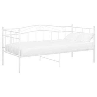 Berkfield Home Sofa Bed Frame White Metal 90x200 cm