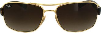 Ray-Ban Zonnebril 3522 001/13 Goudbruin Verloop