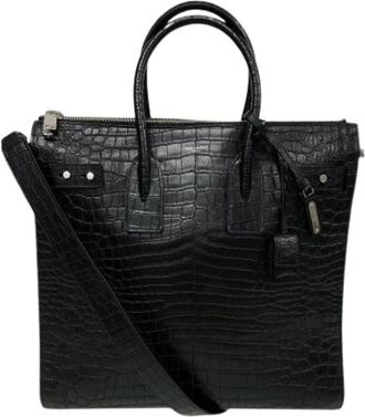 Saint Laurent Pre-owned Handbags, female, Black, Size: ONE SIZE Pre-owned Vintage Shoulder Bag
