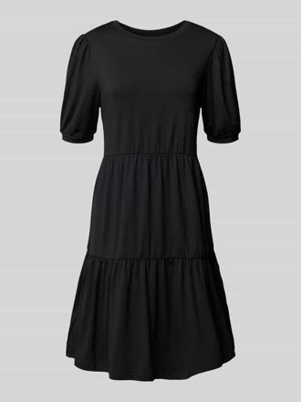 Pieces Freizeitkleid mit Allover-Muster Modell NALA in Black, Gr&ouml;&szlig;e S