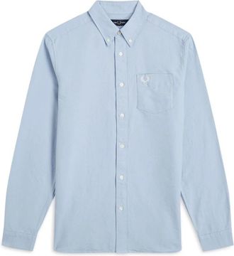 Fred Perry Casual Shirts - Heren - Casual Overhemden - Blauw - M - Overhemden