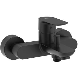 Roca Roca - Grifo Monomando De Ba&ntilde;o-ducha Exterior Con Inversor Autom&aacute;tico Cala Color: Negro
