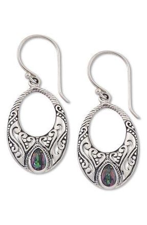Samuel B. Sterling Silver Drop Earrings in Silver/Multi Color at Nordstrom Rack