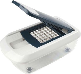 Fackelmann Taglia Frutta e Verdure Tutto in 1 Accessorio Multifunzione con 10 componenti: Affettaverdure, grattugie, spremiagrumi, separa turlo