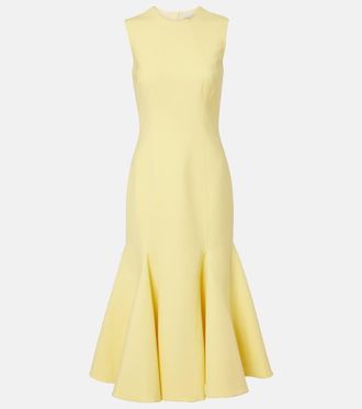 Emilia Wickstead Seema crepe cocktail dress