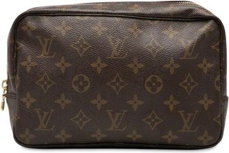 Louis Vuitton 1986 Monogram Trousse Toilette 23 clutch bag - Brown