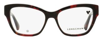 Longchamp LO2742L Geometric Butterfly Acetate Eyeglasses - Red