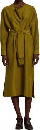 SOEUR Cabourg Midi Dress In Absinthe