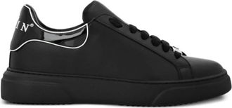 Philipp Plein Schoenen, Heren, Zwart, 40 EU, Leer, Big Bang Runner