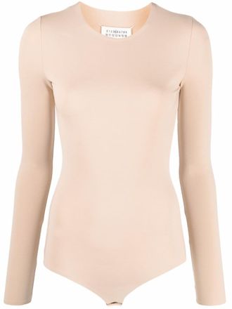 Maison Margiela Body aderente a maniche lunghe - Toni neutri