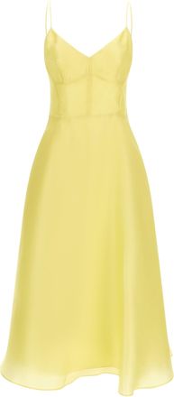 Alberta Ferretti Silk Midi Womens Dress