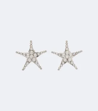 Alessandra Rich Pendientes con cristales