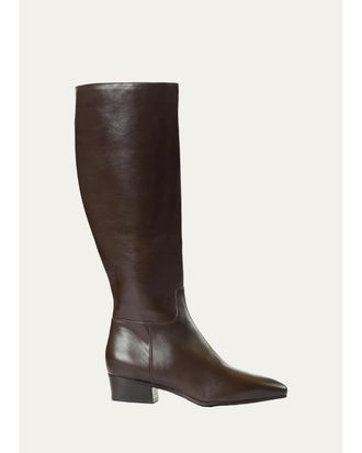 Aquatalia 40mm Fuoco Waterproof Leather Knee-High Boots