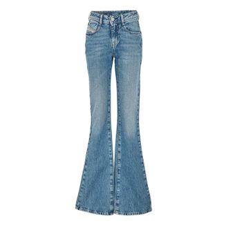 Diesel Womens Bootcut Jeans in Blue Denim - Size 31W/32L