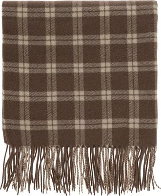 By Malene Birger Accessoires, Dames, Bruin, ONE Size, Wol, Aurora Wol Sjaal
