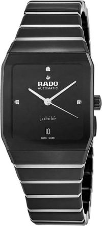 Rado Anatom Jubile Automatic Diamonds Black Dial Ceramic & Stainless Steel Unisex Watch R10201712