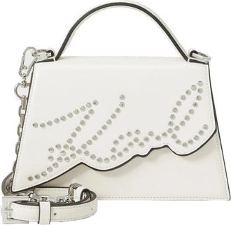Karl Lagerfeld Handtassen - Dames - Handtassen - Wit - ONE Size - Leer - Tassen