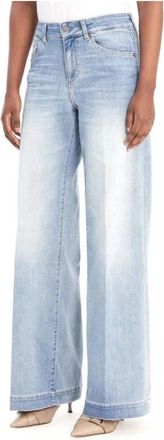 Liu Jo Wide Jeans - Dames - Loose Fit Jeans - Blauw - W26 - Denim - Jeans
