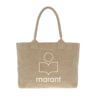 Isabel Marant Dames, Tassen, Beige, Maat: ONE Size Katoen