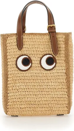 Anya Hindmarch Womens Tote Bag Eyes Beige Handbags Hand