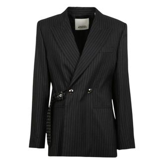 Isabel Marant Jassen, Dames, Zwart, S, Wol, Nahia Jacket