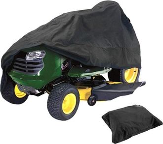 OEM Funda Impermeable Para Cortac&eacute;sped: Resistente A Los Rayos Uv Y Al Agua, Xxl (245 X 50 X 140 Cm). Protecci&oacute;n Total Para Tractor De Jard&iacute;n