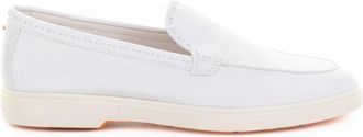Santoni Schoenen, Dames, Wit, 37 EU, Loafers