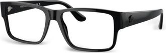 Versace Zwarte Optische Bril voor Dagelijks Gebruik - Heren - Brillen - Zwart - 57 MM - Accessoires