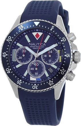 Nautica Westport Chronograph Quartz Blue Dial Mens Watch NAPWPS302