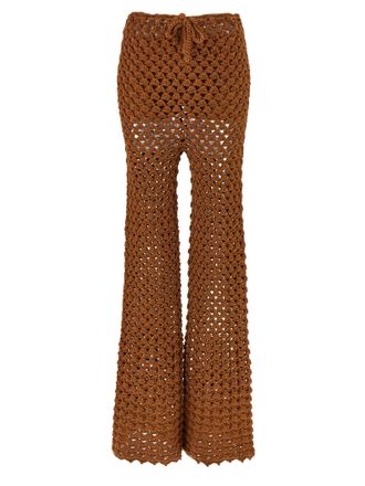 Ermanno Scervino Womens Crochet Pants
