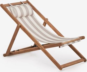 Sklum Set di 2 amache pieghevoli in legno con cuscino Kardis SKLUM