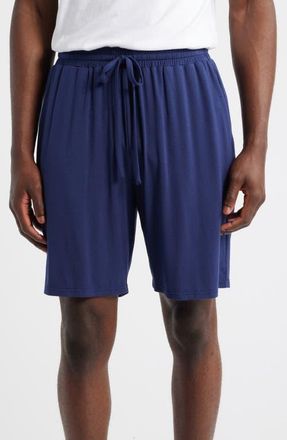 Nordstrom Moonlight Modal Blend Drawstring Lounge Shorts in Navy Peacoat at Nordstrom, Size Xx-Large