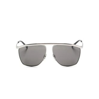 Saint Laurent Sunglasses, male, Gray, Size: ONE SIZE SL 820 Victoire