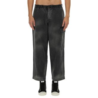 Ymc You Must Create Straight Trousers, male, Black, Size: W32 Military Trouser