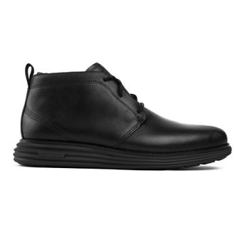 Cole Haan Mens Original Grand Remastered Chukka Boots - Black Leather - Size UK 11