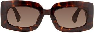 Kurt Geiger 53mm Sunglasses in Havana/brown at Nordstrom