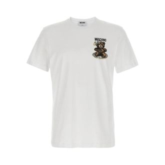 Moschino T Shirt Bianco-Uomo
