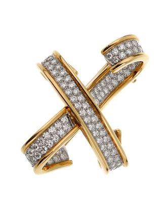 Tiffany & Co. 18K & Platinum 2.00 ct. tw. Diamond Paloma Picasso Brooch (Authentic Pre-Loved)